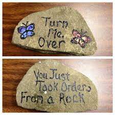 Want A Harmless And Cute Prank Leave This Rock Out For Your Kid To Find April Fools Pranks Good Pranks Funny Pranks For Kids