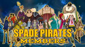 One Piece - Spade Pirates All Members - YouTube