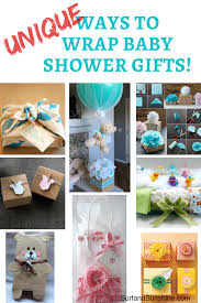 Prizes for baby shower games are typically a bit more valuable than the favors. Unique Baby Shower Gift Ideas And Clever Gift Wrapping Inspiration Surf And Sunshine