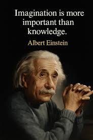 💫Imagination is more important than knowledge 💫 What are your thoughts
