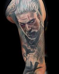 30 Geralt Tattoo Designs Fur Manner Hexer Tinte Ideen Deutsch Style Tattoo Designs Men Witcher Tattoo Tattoos