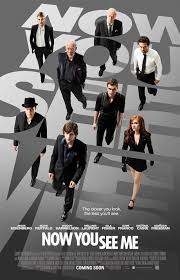 In the movie "Now you see me - Now you don't" the creator and graphic  design team had the idea of making the "Now you don't" part of the title  invisible, so