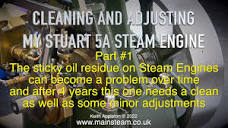 CLEANING AND ADJUSTING MY STUART 5A STEAM ENGINE - #1 - YouTube