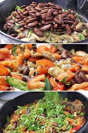 Red Kidney Beans And Mushrooms Rougaille Mauritian Creole Style Tomato Based Dish Red Kidney Bean Stuffed Mushrooms Healthy Recipes