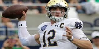 #12, qb, notre dame fighting irish. Ian Book Staying At Notre Dame Is Good For Ireland And The Fighting Irish Off The Ball