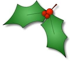 Christmas Decoration With Green Leaves Red Balls Bells And Gold Ribbon Isolated On White Chris Christmas Lights Clipart Christmas Clipart Free Holly Images
