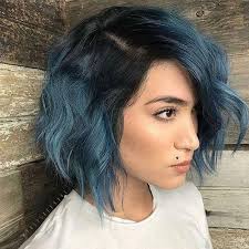 Short Hairstyless Com Blue Ombre Short Hair Shorthairbalayage Short Ombre Hair Blue Ombre Hair Short Blue Hair