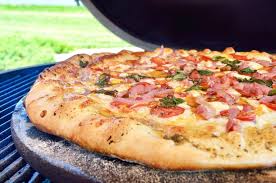 Pizza On The Primo Primo Grills Smokers Aqua Bbq Grilled Pizza Recipes Smoker Recipes Chicken Smoker Recipes Pork