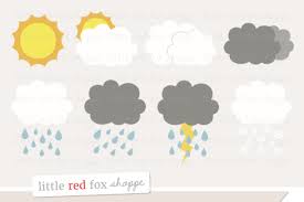 Please use and share these clipart pictures with your friends. Weather Forecast Clipart By Little Red Fox Shoppe Thehungryjpeg Com
