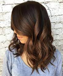 The hair also has some lovely chocolate highlights that add to the overall beauty. Dark Brown Ombre Light Brown Hair Novocom Top