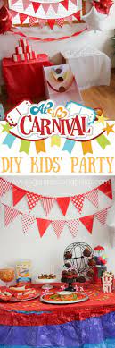 Remove the globes from the lights in order to poke through the. At The Carnival Diy Kids Party Sugar Spice And Glitter
