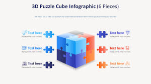Maybe you would like to learn more about one of these? 3d Puzzle Cube Infographic Diagram 6 Pieces
