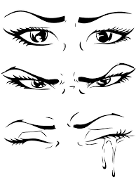 Black And White Eye Drawing Cartoon Pretty Tears Crying Eye Drawing Crying Eyes Eye Drawing