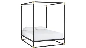 Black Iron 4 Poster Bed Frame Black Metal Canopy Bed Cb2 Metal Canopy Bed Queen Canopy Bed Black Canopy Beds