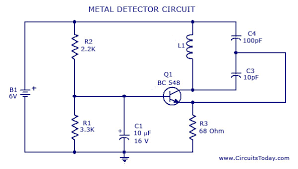 A distinctive feature of this device is the low operating frequency. Metal Detector Circuit With Diagram And Schematic