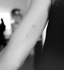 Like miley cyrus demonstrates with love inked along her cartilage ridge, this location works best for a single word or initials. Small Tattoos That Prove How Powerful One Word Can Be