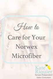 I love how they glide over the surface. How To Care For Your Norwex Microfiber Healthy Clean Kate