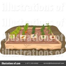Ideas for community food gardening projects. Garden Clipart 1332221 Illustration By Bnp Design Studio
