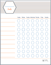 Goal Chart Printable Template Business Psd Excel Word Pdf