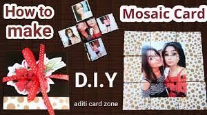 Stamps, punch & embossing folder, followed by 5827 people on pinterest. Mosaic Card Tutorial Best Birthday Card Handmade Friendship Day Card Youtube