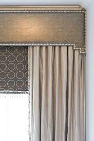 Cornice Board With Nailhead Trim Love It Modern Window Treatments Custom Drapery Custom Window Treatments