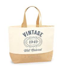 Check out our 70th birthday gift for dad selection for the very best in unique or custom, handmade pieces from our birthday cards shops. 1949 Keepsake Heavyweight Tote Bag 70th Birthday Ladies Gifts Female Birthday Gift Funny Gift Gift Idea
