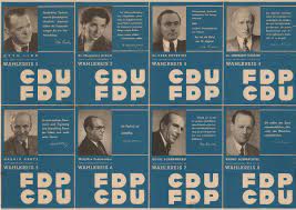 Wann wurde die cdu gegründet ? Konrad Adenauer Stiftung Geschichte Der Cdu Konstituierende Sitzung Der Cdu Csu Bundestagsfraktion Konrad Adenauer Wird Zum 1 Vorsitzenden Gewahlt