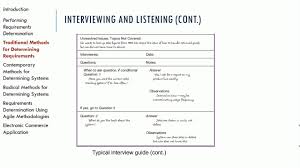Systems Analysis Design Determining System Requirements Youtube