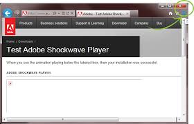 Activation D Adobe Shockwave Player Dans Internet Explorer Et Firefox