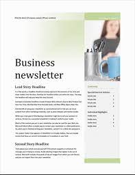 This sweet and simple newsletter works well to promote a new study or blog post. Business Newsletter