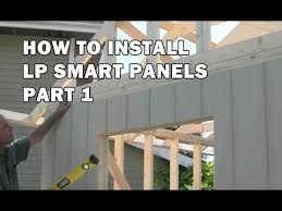 Lp® smartside® precision series lap siding installation instructions: How To Build A Shed How To Install Exterior Lp Siding Panels Part 1 Video 8 Of 15 Youtube
