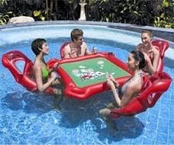 Inflatable Poker Table Inflatable Pool Pool Floats Pool Accessories