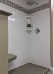 Play around with ideas for tile layouts, including staggering in a classic jumbo subway tile pattern, in vertical rows to make the ceiling seem. 10 Common Shower Wall Surround Panel Myths Debunked