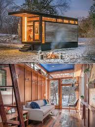 cornelia tiny home cornelia looks like a wooden shipping container at first but it s actually a m container house modern tiny house building a container home