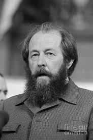 Portrait Of Alexander Solzhenitsyn Art Print by Bettmann