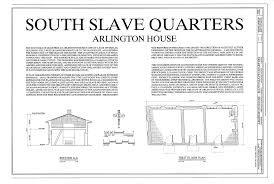 Arlington House, South Slave Quarters, Lee Drive, Arlington National  Cemetery, Arlington, Arlington County, VA