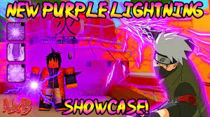 Big Code New Purple Lightning Kekkei Genkai Showcase Very Op Naruto Rpg Beyond Youtube