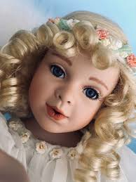 Angel Kisses Porcelain doll by Lynne Randolph The Georgetown collection
