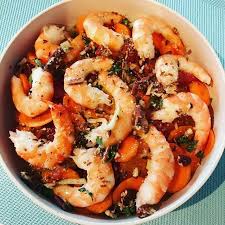 Poke Bowl Quinoa Fenouil Carottes Crevettes Orange Pamplemousse Foodindecence Food Meat Shrimp