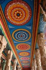Temple Ceiling Art Temple Art In 2019 Art Festival Indian Temple Mandala