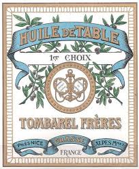 Great French Label Would Be Fun To Use For Image Transfer Olive Oil Packaging Vintage Packaging Vintage Italian Posters
