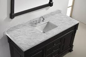 Bathroom vanity and sink combo 48 inch traditional cabinet black granite top. Bathroom Vanity Countertops Granite Cultured Marble