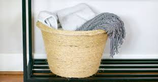 For strength and durability, i would suggest using duct tape. Trendy Diy Rope Blanket Basket Dollar Tree