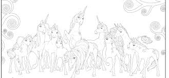 Printable coloring pages mia and me. Mia And Me Unicorns Coloring By Stell E On Deviantart