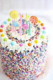 Bloglovin Colorful Birthday Cake Sprinkle Cake Cake