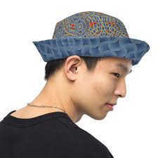 Unisex Con Carpet Reversible Bucket Hat, Marriott Marquis Hyatt Dual  Pattern, Colorful Design for Conventions, Cons, Graphic Color Stylish