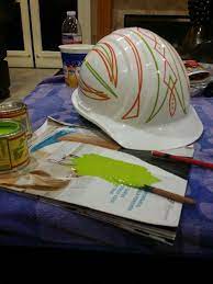 Hard Hat Pinstriping Designs Pinstriping Lettering Pinstriping