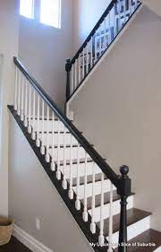 Painted Stair Rails Painted Stairs House Design Home
