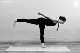 Bird Of Paradise Yoga Pose Sanskrit Badha Virabhardrasana Iii Warrior 3 With A Hand Clasp Warrior 3 Yoga Warrior