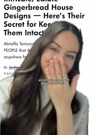 @Abriella @People Magazine unreal #greenscreen #peoplemagazine  #gingerbreadhouse #christmas #christmascountdown